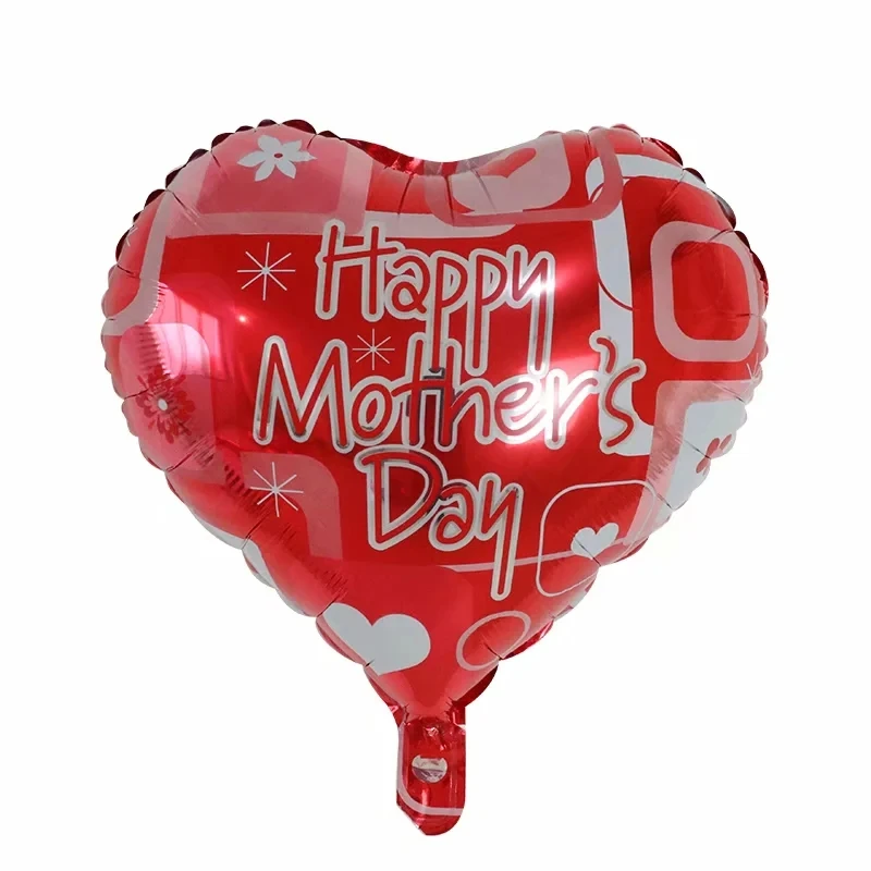 10vnt 18inch mamos dienos, Meilės, širdies formos Mama balionai ispanijos laimingas motinos diena Aliuminio Folija balionas motinos globos festivalis