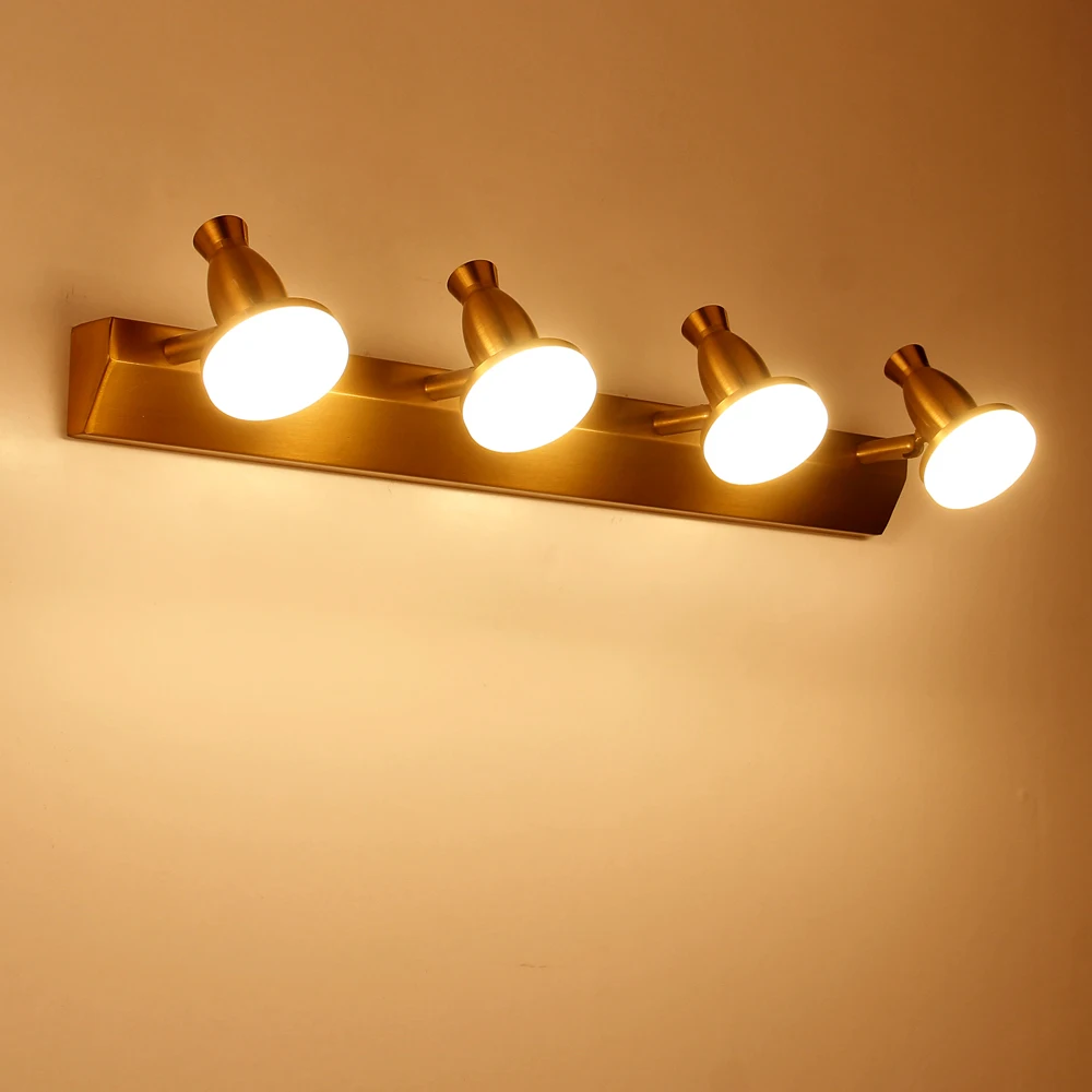Zerouno šiuolaikinio šurmulio šviesos santechniką namuose LED Sienos Lempos Sconce Patalpų padažu Veidrodis, apšvietimas Aliuminio Akrilo Lempos
