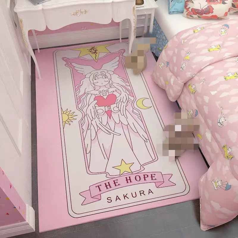 Japonijos Anime Sailor Moon Luna Katė Kilimų Namų Miegamąjį Kambarį Mados Słomianka Cartoon Stiliaus Kūdikių Nuskaitymo Kilimėlis Žaisti Kilimėliai