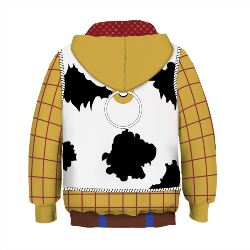 2019 naujas 3D spausdinimo hoodie Džemperis cosplay lobizmas Sstorsy Sumedėjusių Sherif Sumedėjusių Buzz Lightyear striukė su skrybėlę Vaiko Helovinas