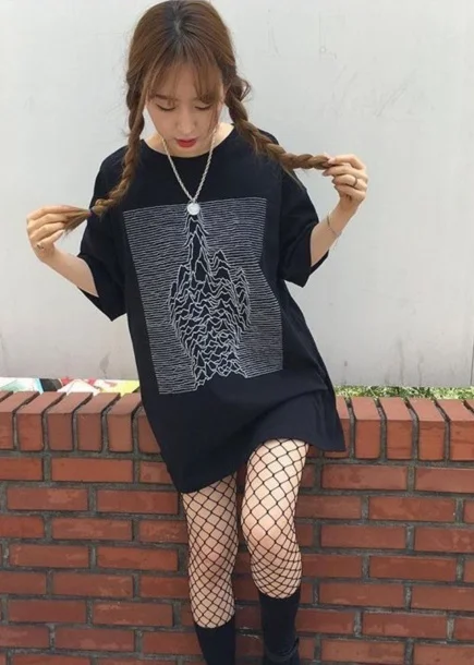 Sunfiz HJN Unisex Grunge Stiliaus didžiuoju Pirštu T-Shirt 90s korėjos Mados Street Wear Viršuje Tumblr Mados Juokinga Tee