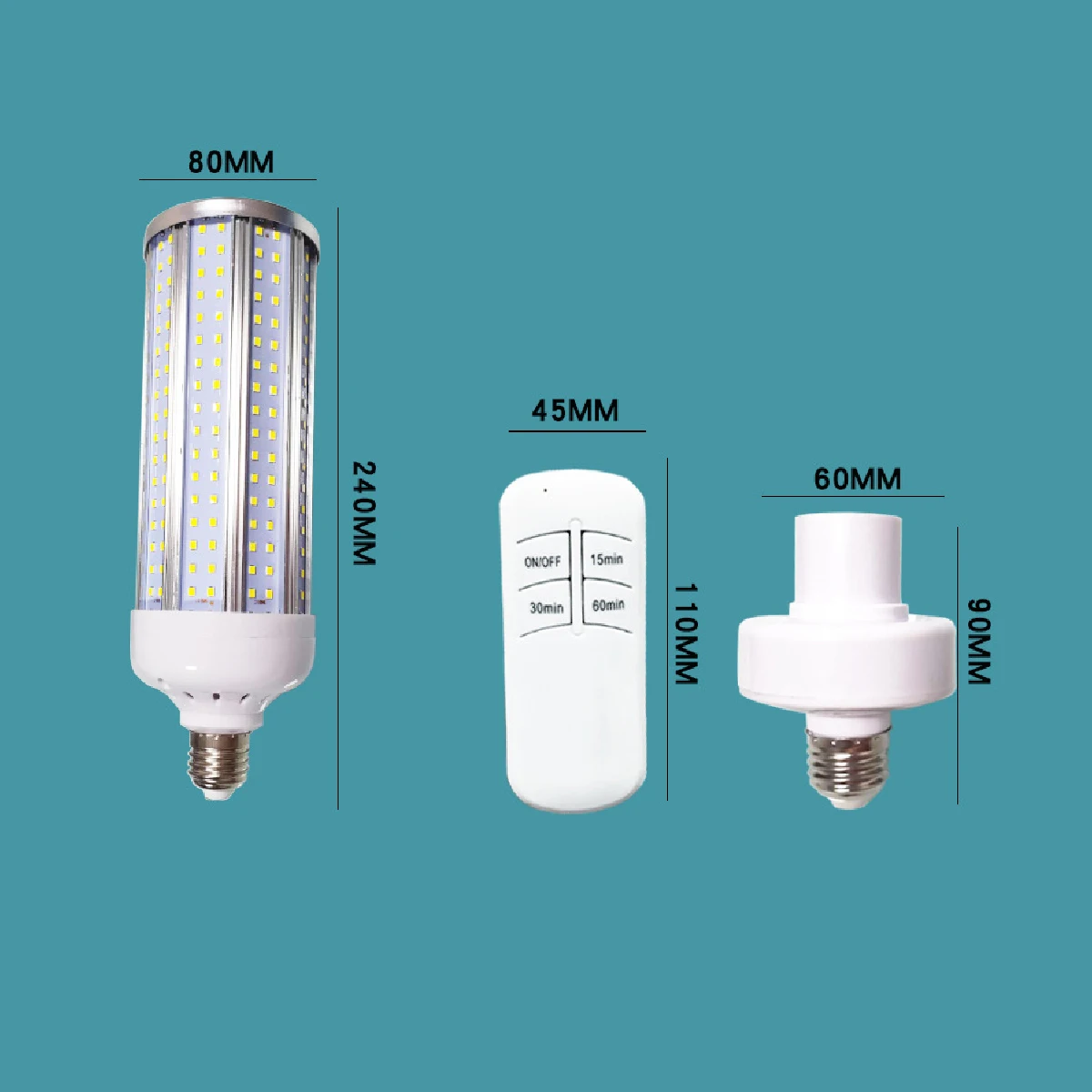 E27 uv-C Baktericidinė Lempa 100W Baktericidiniu Šviesos UV Dezinfekavimo Lempa Ultravioletinė lempa Sterilizuoti šviesa ir Laikmačio Funkcija