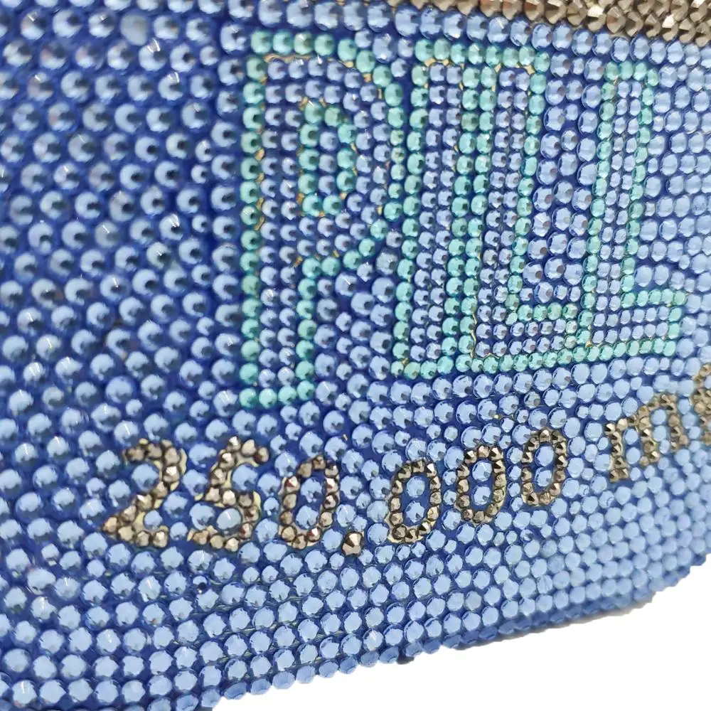 Boutique De FGG Naujovė Ragelis Diamond Dizaineris Minaudiere Rankinės Laimingas-Tabletes Moterys Kristalų Sankabos Vakarą Krepšiai Grupė Piniginės