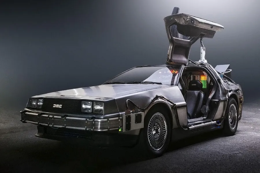 Atgal į Ateitį 1 2 3 DeLorean superautomobilį Filmo Plakatas Šilko Audinio Spausdinimo Sienos Meno Dekoro grert dovana