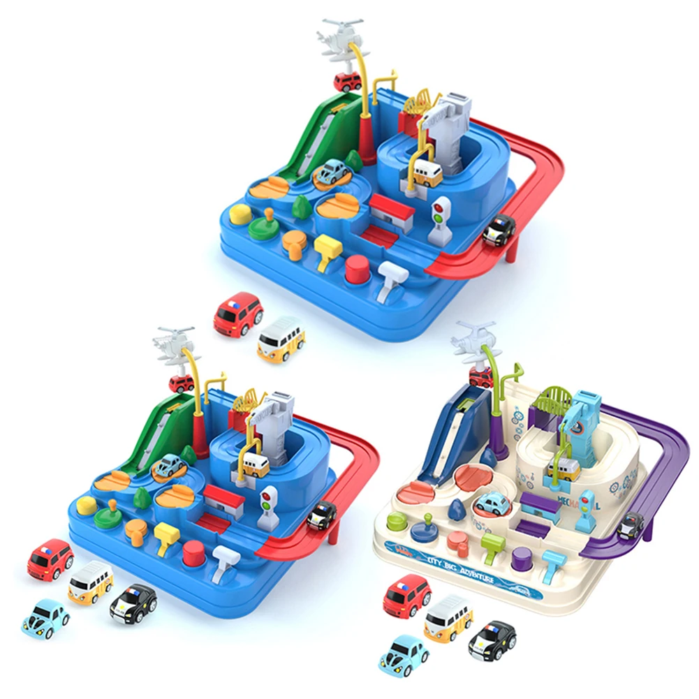 Smegenų Stalo Žaidimas Berniukas Vaikams Kalėdų Dovana, Surinkto Modelio Kūrimo Rinkiniai Įrankis Kelio Nuotykių Lenktynių Geležinkelių Automobiliu Žaislų Rinkinys