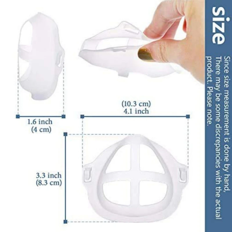 3D Stendas Respiratorius Dalys Kaukė-Laikiklis, Skirtas Moterų Lūpų Apsauga Veikia Suaugusiųjų