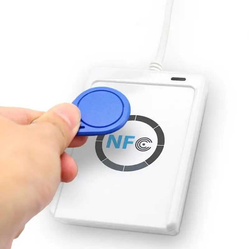 RFID Skaitytuvą Rašytojas Kopijuoklis popierinės kopijavimo aparatų matricos Rašyti Klonas USB S50 13.56 mhz ISO/IEC18092+5vnt M1 Korteles NFC ACR122U
