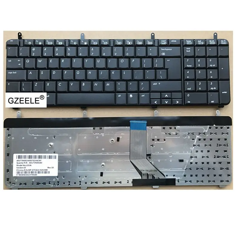 GZEELE NAUJAS anglų klaviatūra HP PAVILION DV7-2000 DV7-2100 DV7-2200 DV7-3000 DV7-3100 dv7t-3000 JK Nešiojamojo kompiuterio klaviatūra