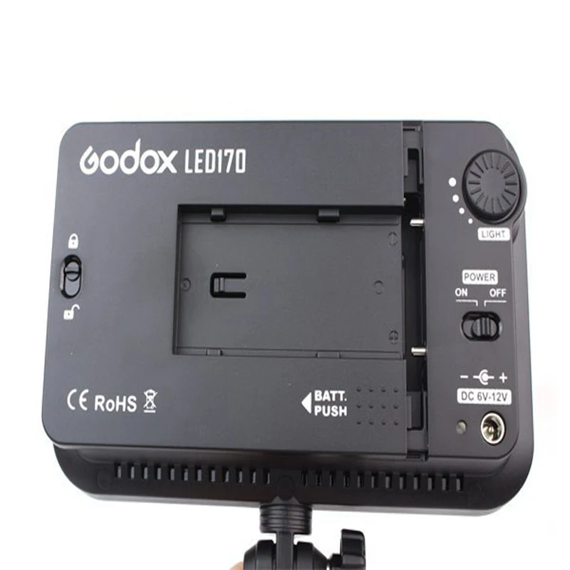 Godox LED170 Vaizdo Lemputė Šviesos 170 LED Skaitmeninio Fotoaparato, vaizdo Kameros DV