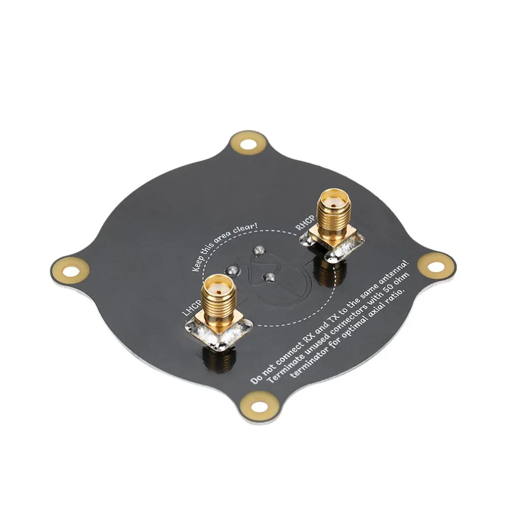 1pcs 5.8 GHz Triple Pašarų Pleistras Antenos SMA Krypties Circularly Poliarizacijos Antena