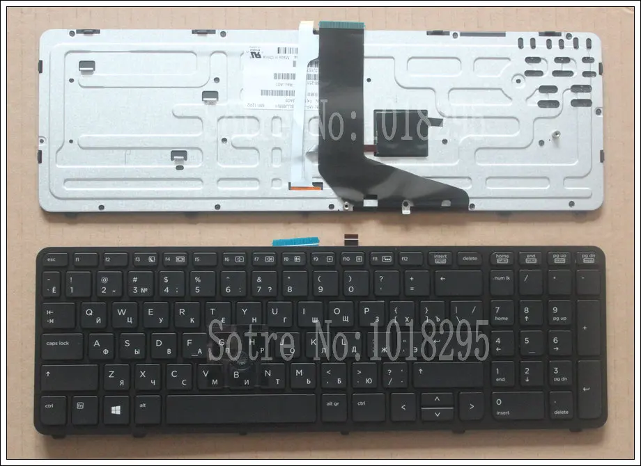 NAUJAS rusijos Nešiojamojo kompiuterio Klaviatūra HP Zbook 15 Zbook 17 733688-251 black RU Išdėstymas Apšvietimu MP-12023SUJ698W PK130TK2A05