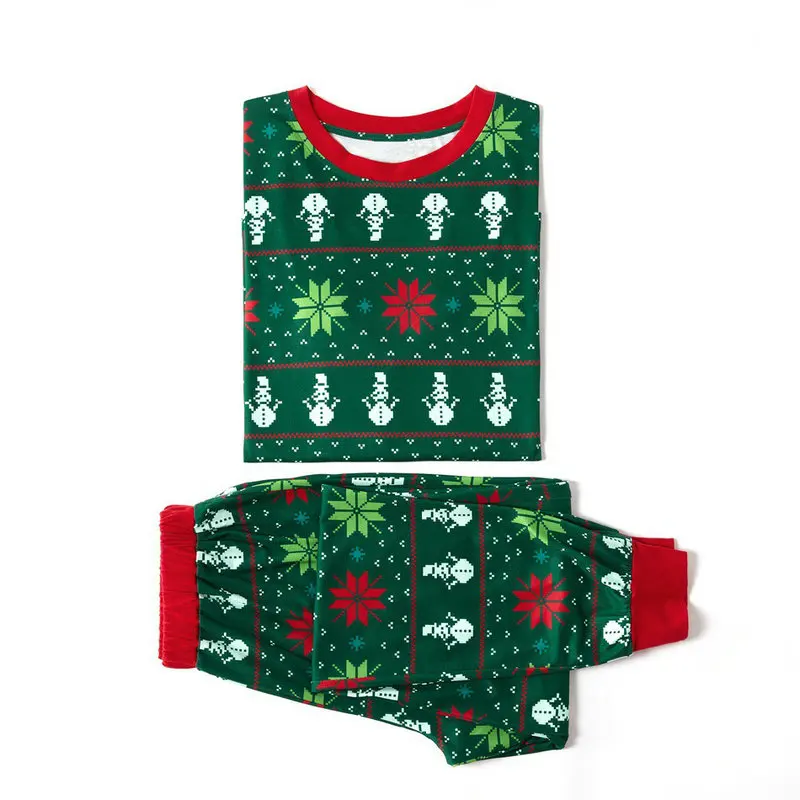 2020 Šeimos Atitikimo Pižamos PJs Nustatyti, Žalia Eglutė Vaikams Sleepwear Naktiniai Drabužiai Šeimai Atrodo Kalėdų Pižama Visą Šeimos Mamytė Mane