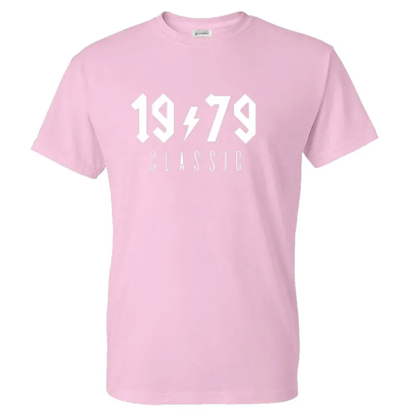 1979 m. Klasikinis Raštas Spausdinti vyriški Laisvalaikio Įgulos Kaklo trumpomis Rankovėmis marškinėliai Aukštos kokybės Medvilnės Mados Streetwear marškinėlius Hip-Hop VIRŠŪNĖS