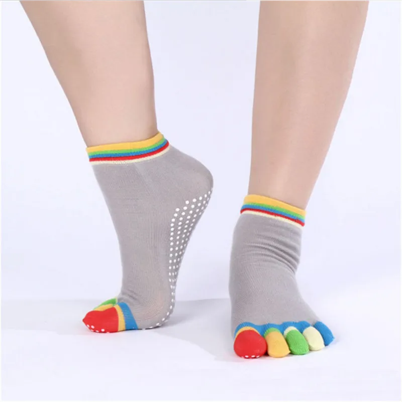 Karšto parduoti! moterų penkių kojų kojinės 5pairs/daug spalvinga mielas 5 pirštu kojinės panele ir moterų juokinga medvilnės kawaii kojų kojinės