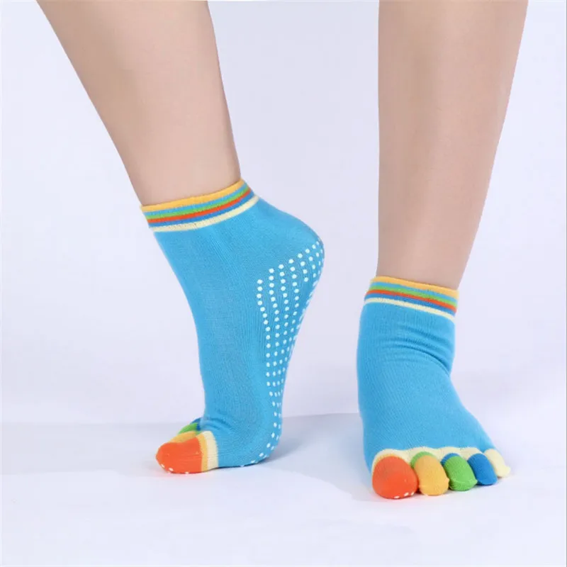 Karšto parduoti! moterų penkių kojų kojinės 5pairs/daug spalvinga mielas 5 pirštu kojinės panele ir moterų juokinga medvilnės kawaii kojų kojinės