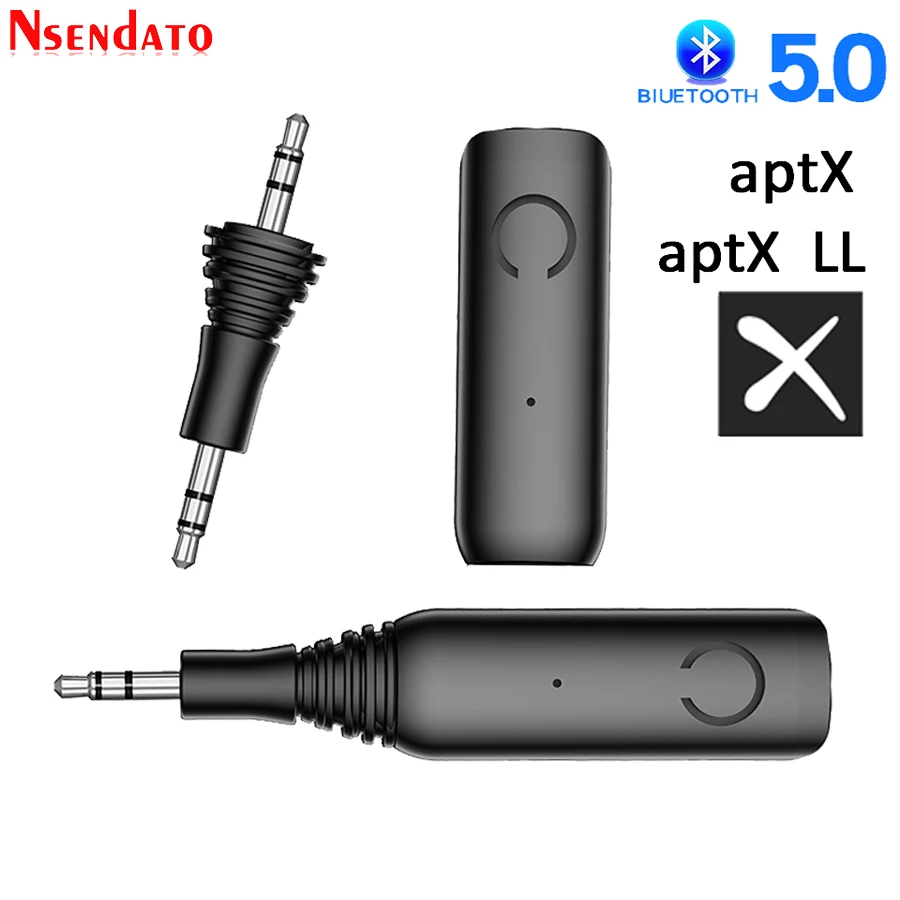 Bluetooth 5.0 Muzikos Garso Imtuvas APTX LL 3.5 mm AUX Lizdas RCA Belaidžio ryšio Adapteris & Mikrofonas laisvų Rankų Skambučių Automobilių 5.0 