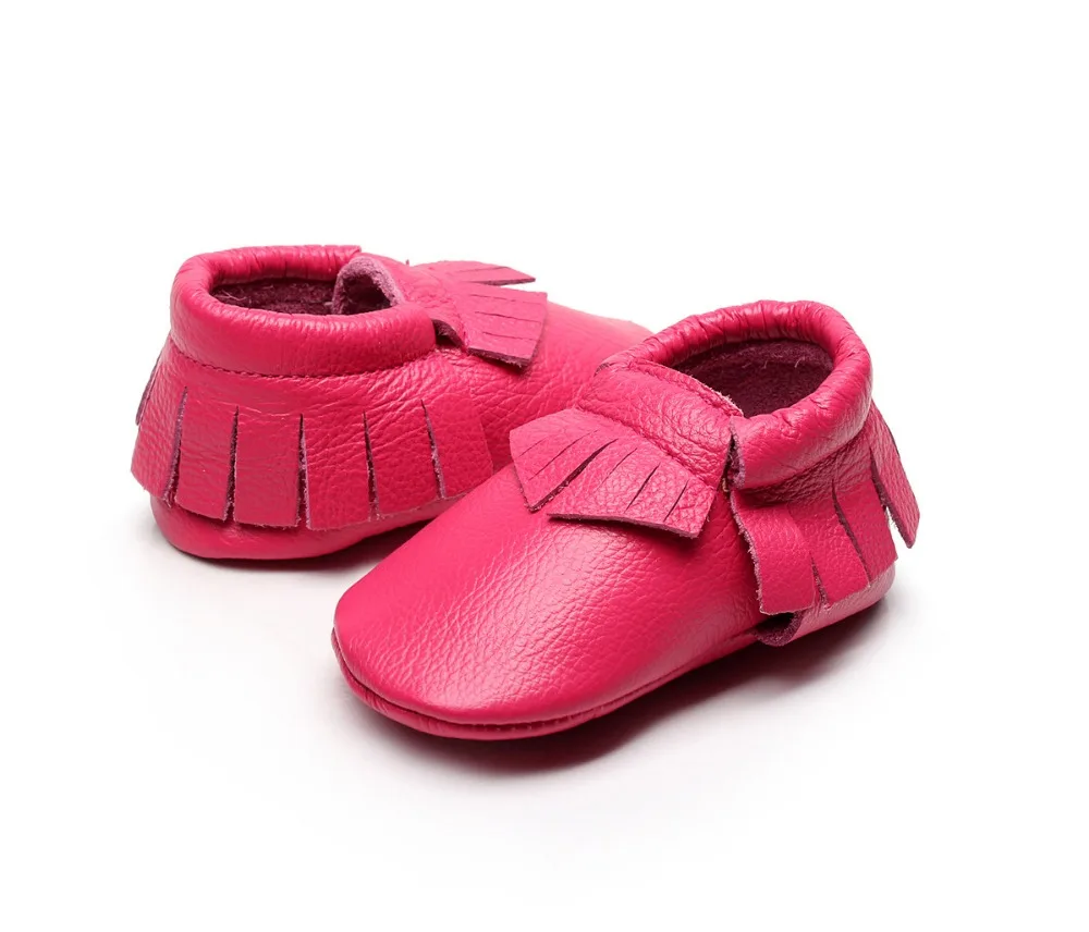 Hongteya Originali Kūdikių Odos Mokasinai, batai Minkštas vienintelis pakraštyje kūdikių mergaičių batų Naujagimiui pirmiausia walker Anti-slip Kūdikių Bateliai
