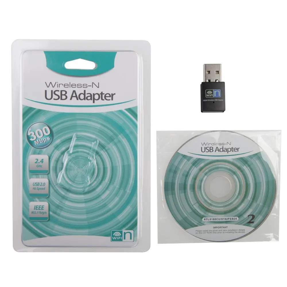 YUNCLOUD USB Bevielio WiFi Adapterį) LAN Tinklo Kortelė 2.4 GHz WiFi Imtuvas wifi kartotuvas 300Mbps PC Windows XP