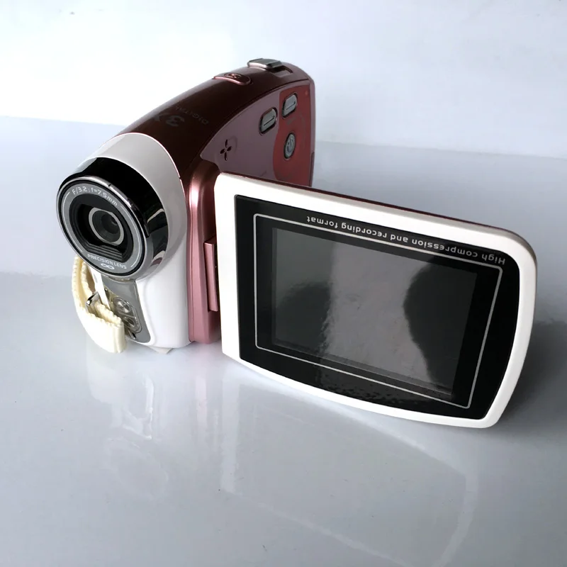 HD Skaitmeninis Fotoaparatas Vaizdo 2.5 colių LCD Sukasi Ekrane Portable DV Vaizdo Įrašymas skaitmeninis Priartinimas Kameros DVC50