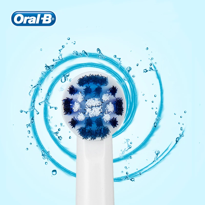 Pakeisti Plaštakoje Galvą Oral-B Elektrinių dantų šepetėlį Soft Bristle 3D Balinti Dantis 2/4 Vienetų Vienoje Pakuotėje