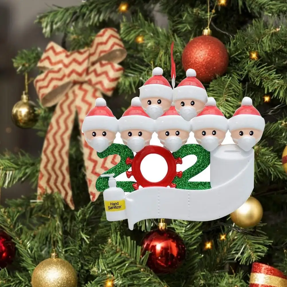 Vietoje 28 šalį Nemokamai Žymeklis 2020 Karantino Kalėdų Gimtadienius Šalis Dekoro Dovanų Asmeninį Produktą Kabinti Ornamentu