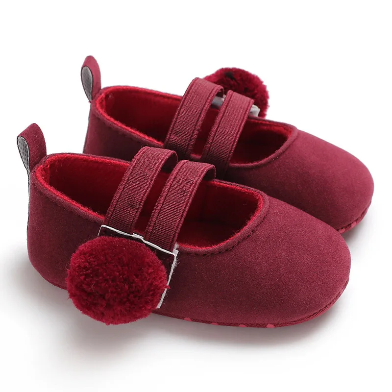 2019 naujas stilius mielas kamuolys medvilnės audinio baby girl batus neslidžiais minkštas soled avalynė naujai lovelę batai bamblys merginos batai