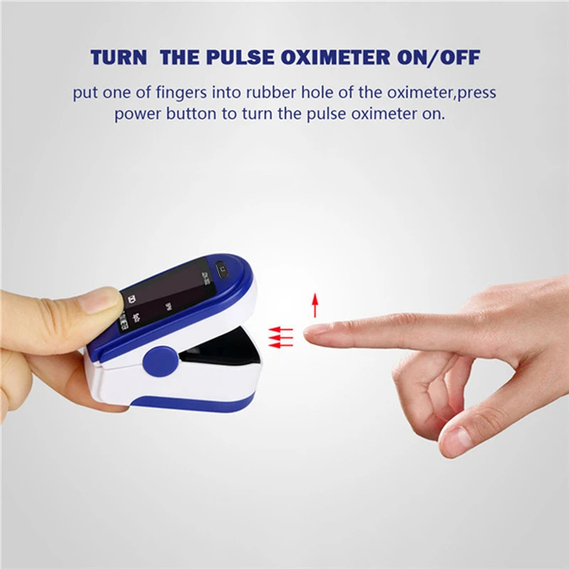 Piršto Impulso SPO2 PR Skaitmeninė Kraujo, Deguonies Įsotinimo Oximeter Medicinos Nešiojamų Bandymų Oximeter