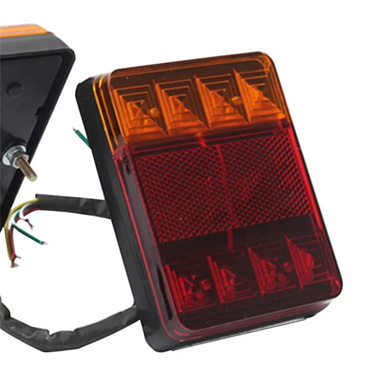 2 vnt 12V Automobilio Sunkvežimių LED Galiniai Šviesos diodų (LED uodegos šviesos priekabos Įspėjamieji Žibintai Galiniai Žibintai užpakalinis žibintas
