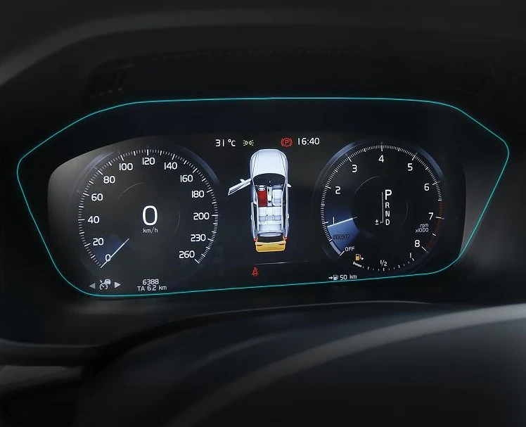 Aukštos Kokybės Automobilių TPU Vairavimo Kambarys galiniu langu Ekrano apsauga Apsaugos Dangtis HD Lipduką Filmas Volvo XC90 XC60 2018 Priedai