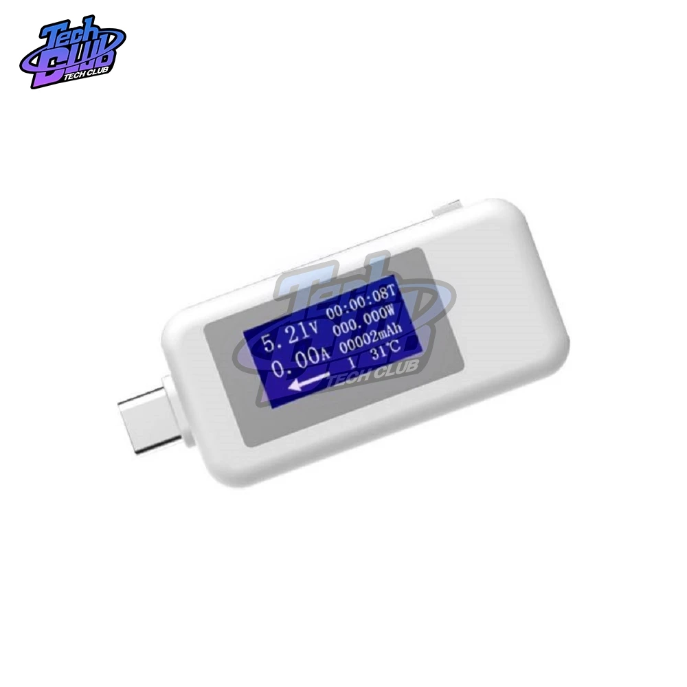 USB Tipo C Testeris Daugiafunkcis LCD Skaitmeninis Įtampos Srovės Matuoklis Voltmeter Ammeter Detektorius Maitinimo Banko Įkroviklis Stebėti