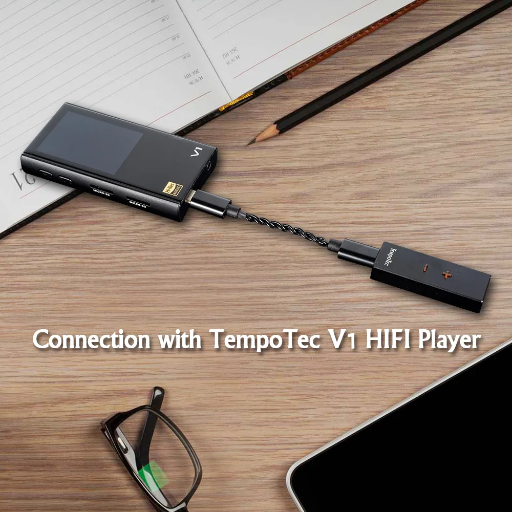 Stiprintuvų Ausinių Stiprintuvo,TempoTec Sonata HD PRO (Android/VNT), USB, C Tipo 3,5 mm Adapteris VPK Nešiojamieji Audio Out,HiFi Dekodavimas