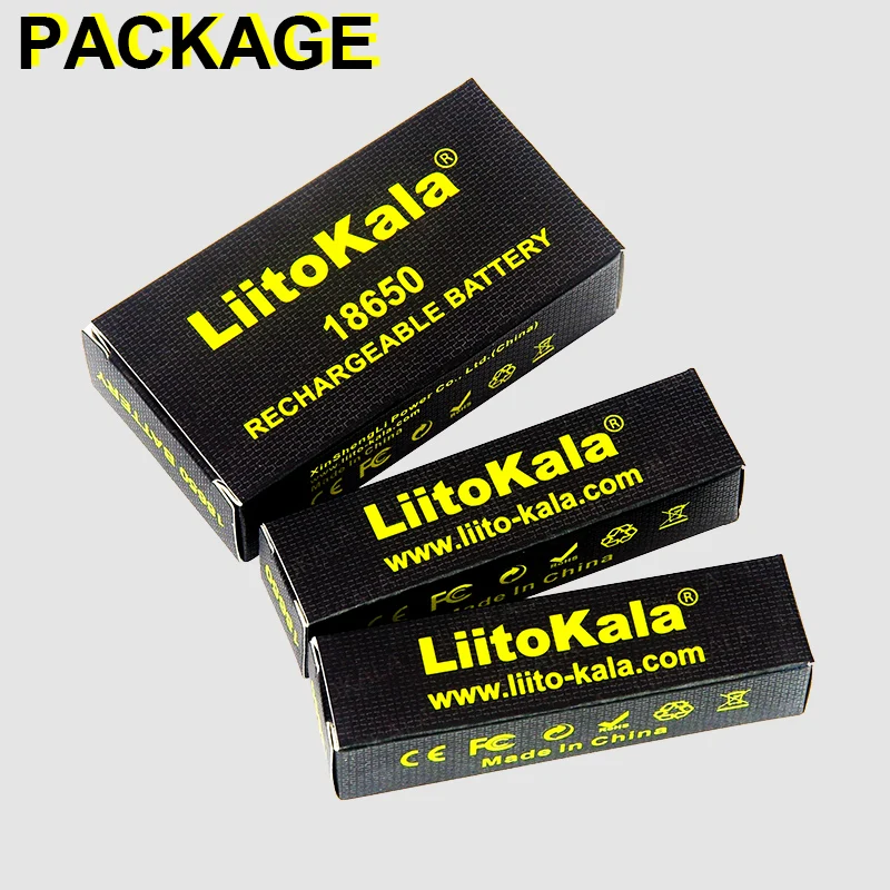 4PCS LiitoKala 18650 Baterija Lii-35S 3.7 V, Li-ion 3500mAh 10A išlydžio Galios baterija didelės drenažo įrenginiai