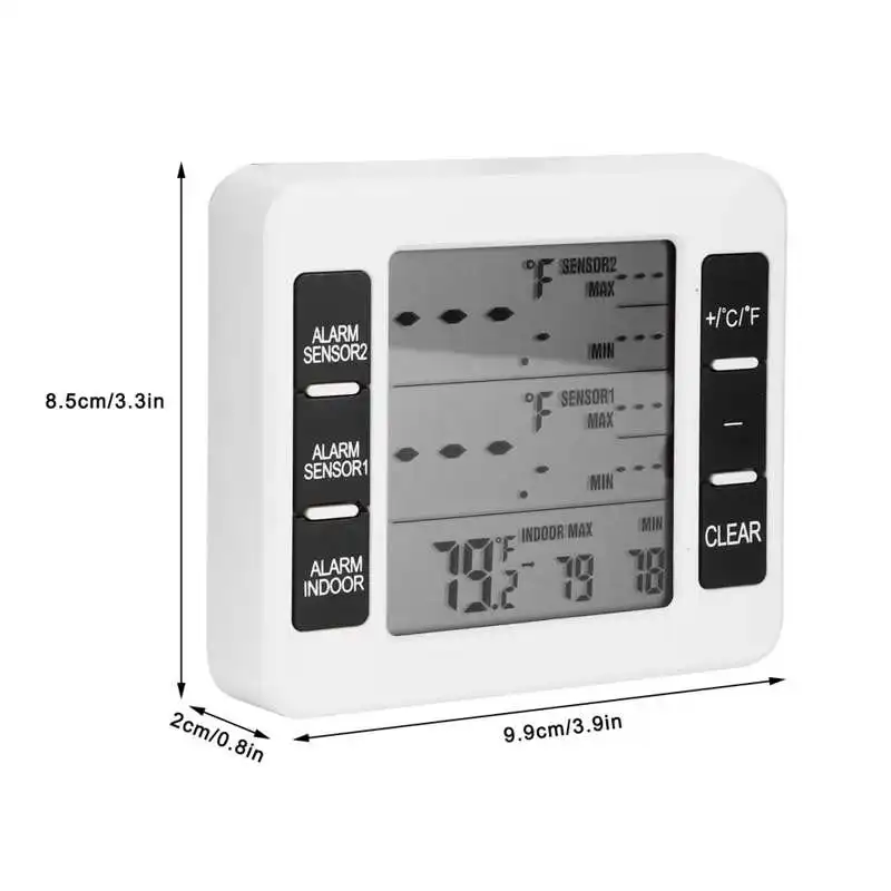 Šaldytuvo Termometras Belaidžio Patalpų LCD Skaitmeninis Šaldiklis Signalas Termometras Skaitmeninis Termometras Žadintuvas