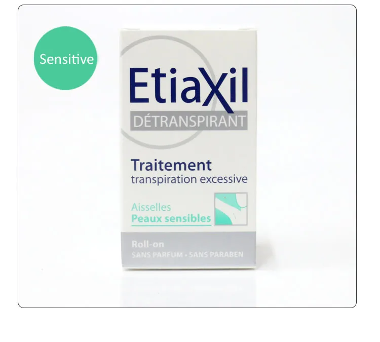 Etiaxil Roll-On Antiperspirantas už Pažastų (Jautriai Odai) 15ml Kūno Priežiūros dezodorantas Fresh Pašalinti kūno kvapas