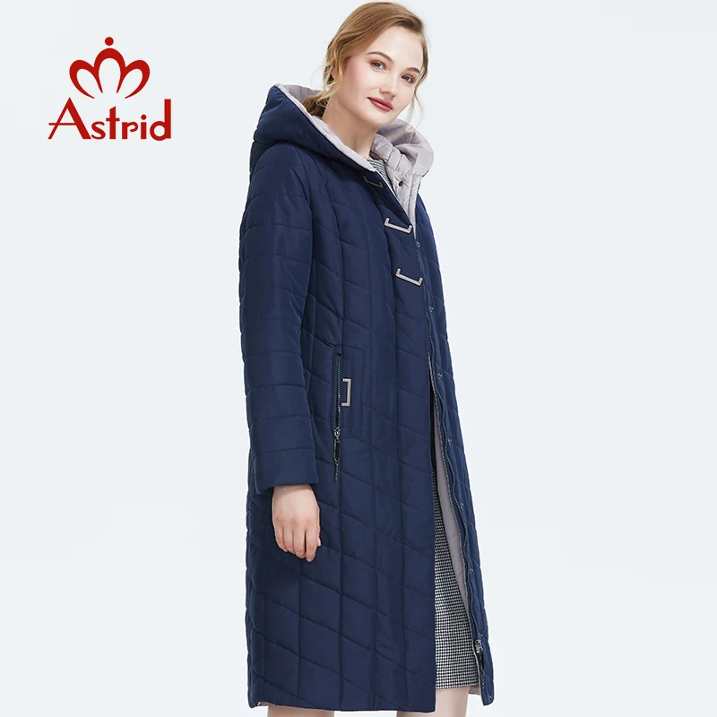 Astrid 2019 Žiemos naujas atvykimo žemyn striukė moterims, viršutiniai drabužiai aukštos kokybės laisvus drabužius, su gobtuvu žiemos paltai moterims AM-2674