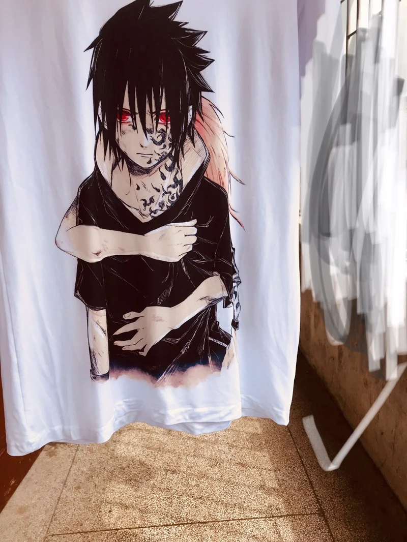 Naujas Naruto T-shirt Anime Marškinėliai Moterims marškinėlius Janpan Uchiha Sasuke cosplay Viršūnes Vyrams trumpomis rankovėmis Tees