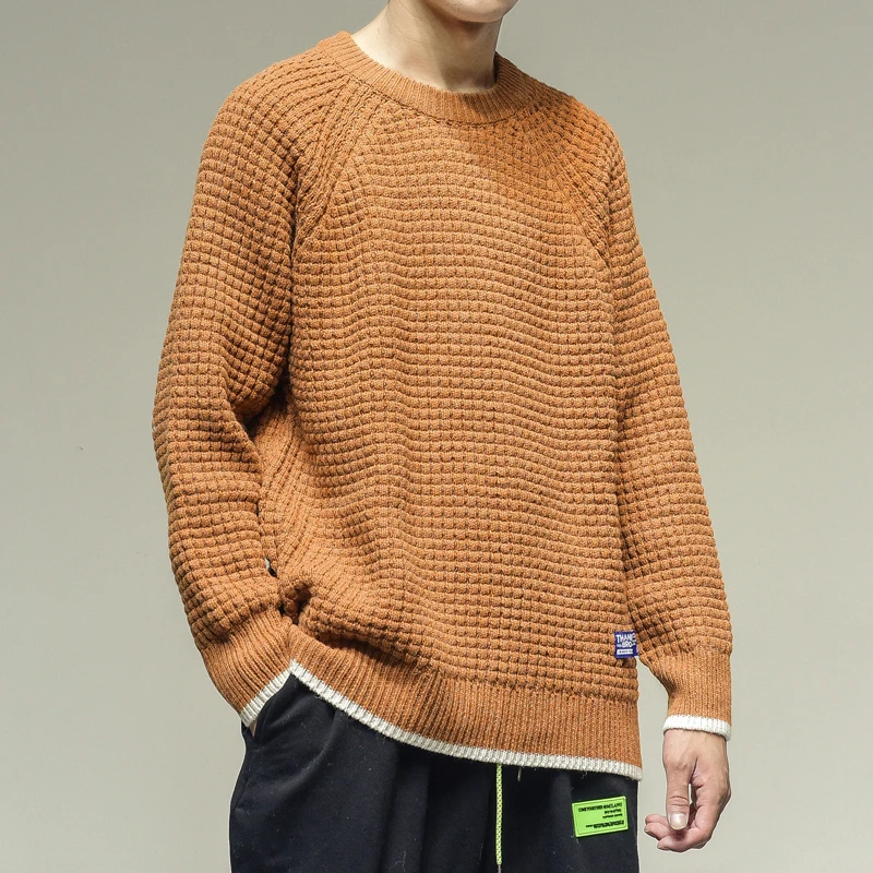 2020 M. Žiemą Storas Megztinis Japonijos Streetwear Harajuku Mados Šiltas Megztinis Kpop Korėjos Stiliaus Drabužius Vyrams Hip-Hop Kailio Vyras