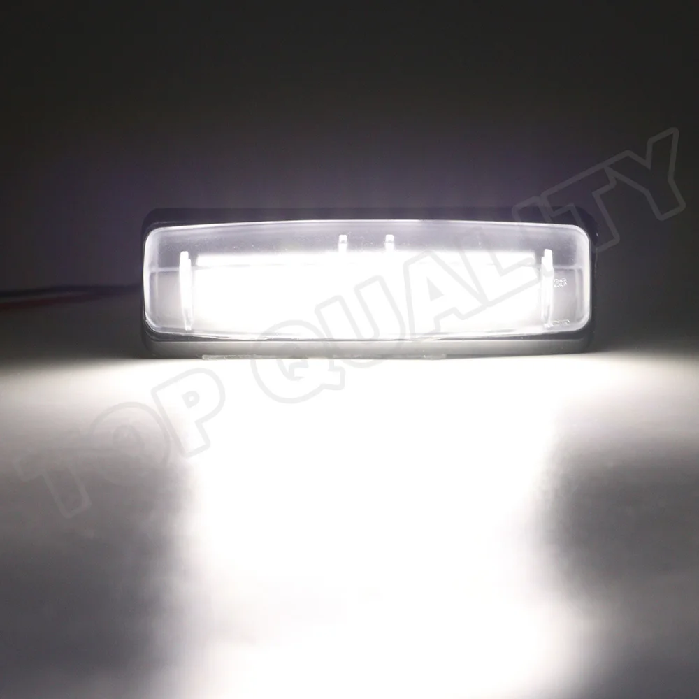 2vnt Baltas Automobilis LED Skaičius Licencijos numerio apšvietimo Lemputės Toyota Camry Aurion Avensis Prius 