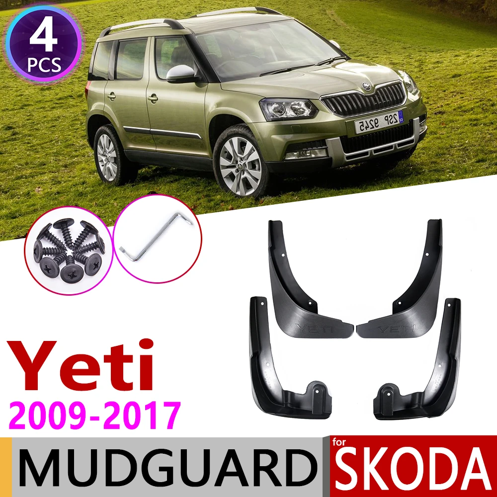Už Škoda Yeti 5L 2009 m.~2017 Automobilio Sparnas Mudflap sparnų Splash Atvartais Purvasargių Priedai 2010 2011 2012 2013 2016