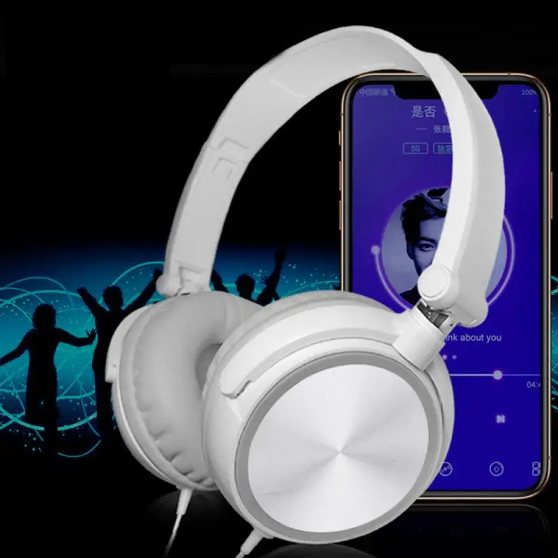 Wired Headphone Geriamojo Žaidimų Ausinės Su Mikrofonu 3.5 mm Minkštas Viršelis Padas Mobilųjį Telefoną Išmanųjį telefoną, Nešiojamąjį kompiuterį, Ausinės