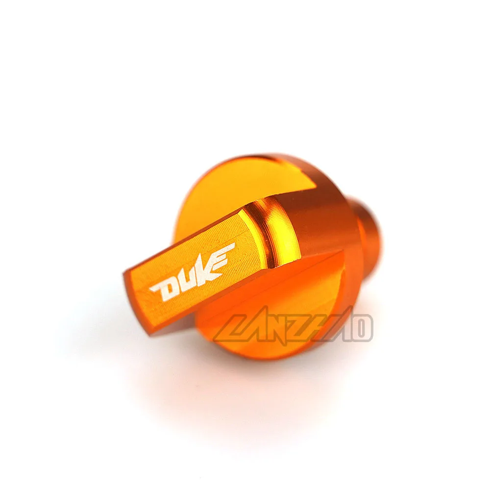 Oranžinė Motociklo Variklio Magnetinio Alyvos išleidimo Kaištis CNC Aliuminio už KTM 390 DUKE 2013-2018 M., KUNIGAIKŠČIO 125/200, Kunigaikščio 250 2017 2018
