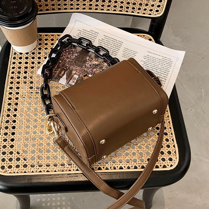 Mados lady maišelį 2020 m. rudens ir žiemos naujos mados laukinių vieną petį krepšys nišą dizaino nešiojamasis langelis mažas kvadratas krepšys