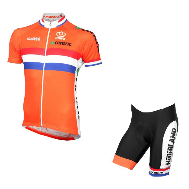 Pro Komandos nyderlandai vasaros mens quick-dry Dviračių džersis nyderlandų vėliava orui aprangos MTB Ropa Ciclismo Dviračių maillot GELIS
