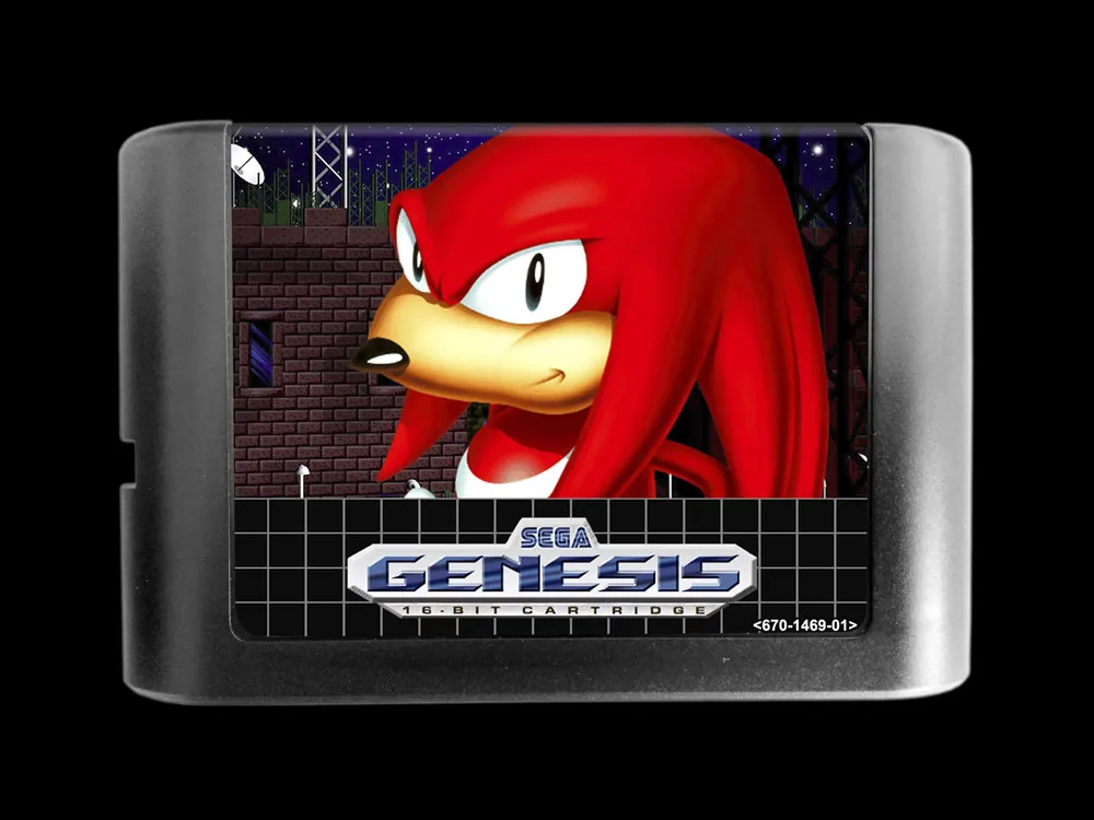 MD Žaidimas : Knuckles, kad Echidna, Sonic the Hedgehog 2 ( JAV Versija!! Anglų Kalbos!! )