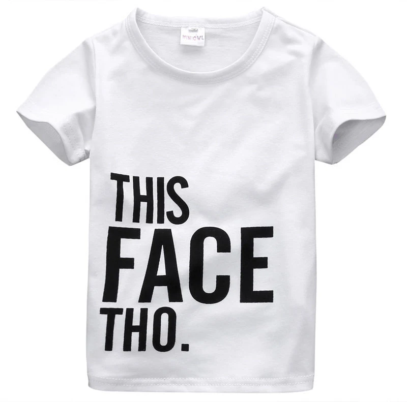 Naujas Mados 2VNT Kūdikių Berniukų, Vaikų trumpomis Rankovėmis Spausdinti Raidė T-shirt Viršūnes Kelnes Vasaros Komplektus Nustatyti Drabužių 0-5T