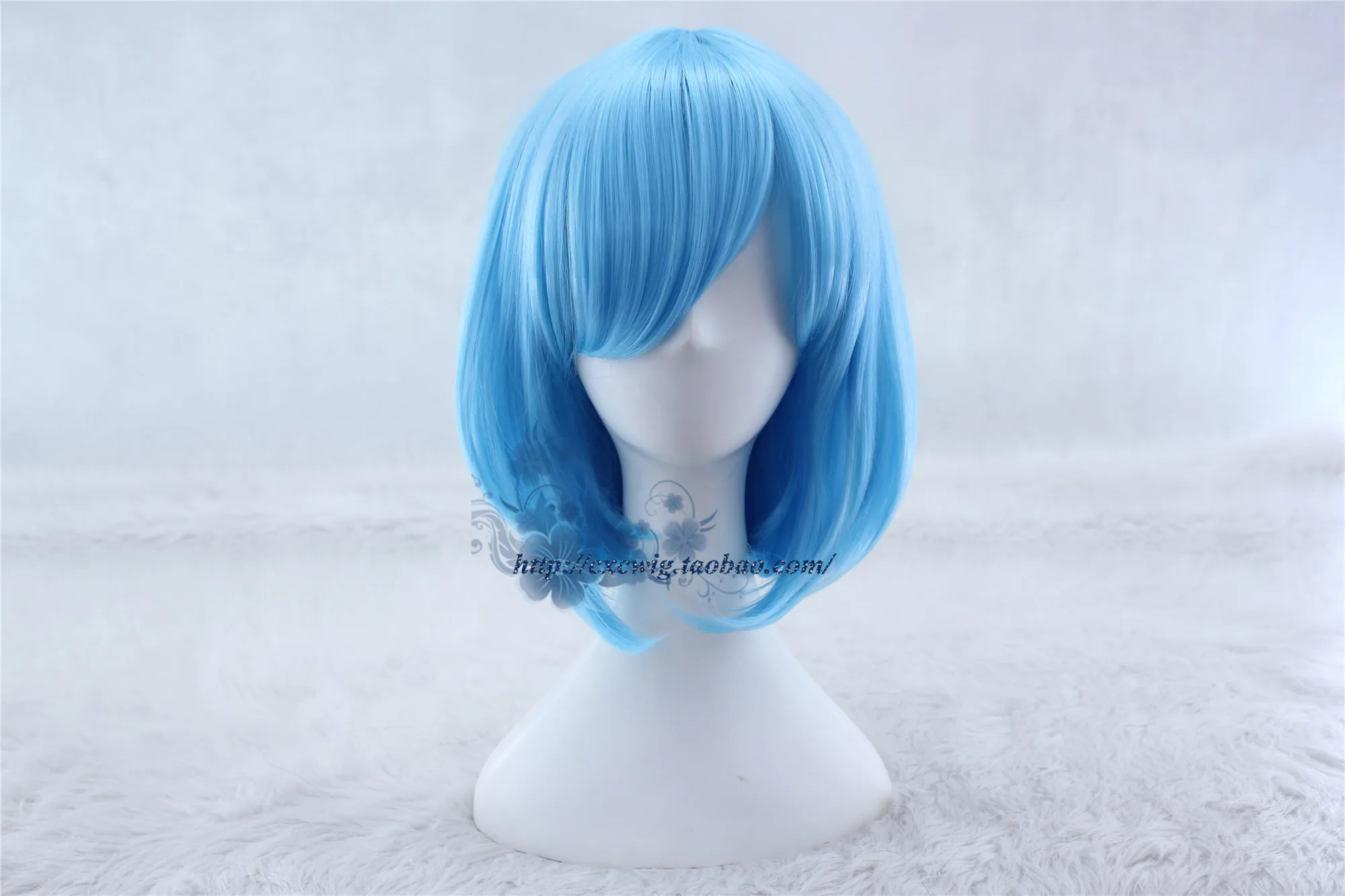 Tokyo Anime Puella Magi Madoka Magica moterų Miki Sayaka cosplay perukas Miki Sayaka mėlyna plaukų perukas kostiumai