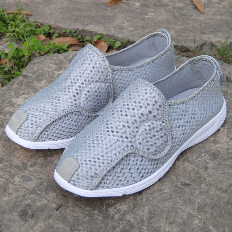 Pavasarį, vasarą Profesinės diabetu sveikatos priežiūros batai vidutinio amžiaus vyresnio amžiaus koja patinusi bateliai, Priekyje užsegamas Kvėpuojantis Butas Batai