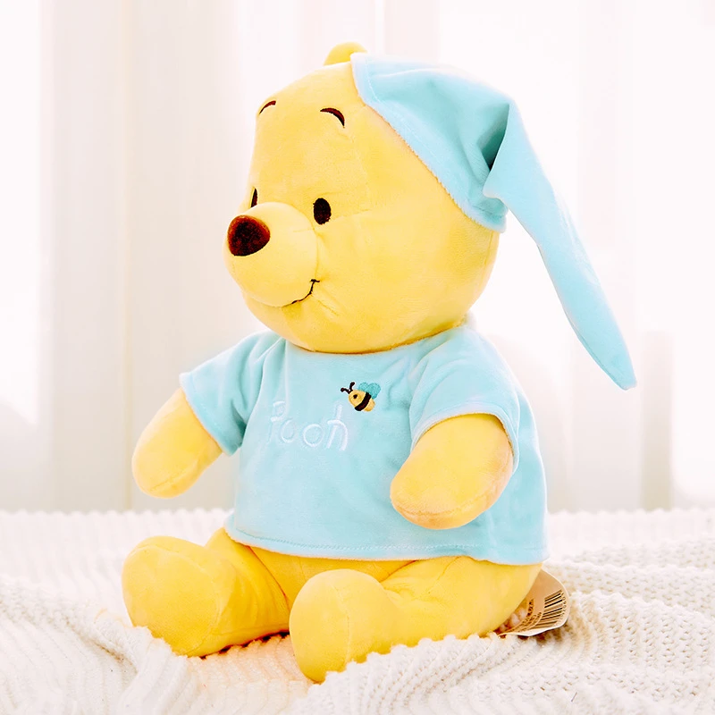 Originalus Disney 30cm Mikė Pūkuotukas Medaus Puodą Sleepwear Lokys Gyvūnų Įdaryti Pliušinis Lėlės Mielas Ragdoll Žaislas Vaikams Gimtadienio Dovana