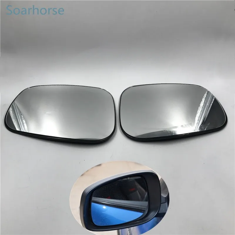 Soarhorse už Suzuki Swift Automobilio šoninis galinio vaizdo veidrodis stiklo objektyvas valdomi išoriniai veidrodėliai stiklo