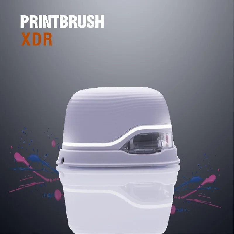 PrintBrush XDR nelaikykite telefono rankoje Spausdintuvo rašalo Spalva Nešiojamų Pasirinktinį tatuiruotė nuotrauka, logotipu modelis Kišenėje mini spalvų spausdintuvą